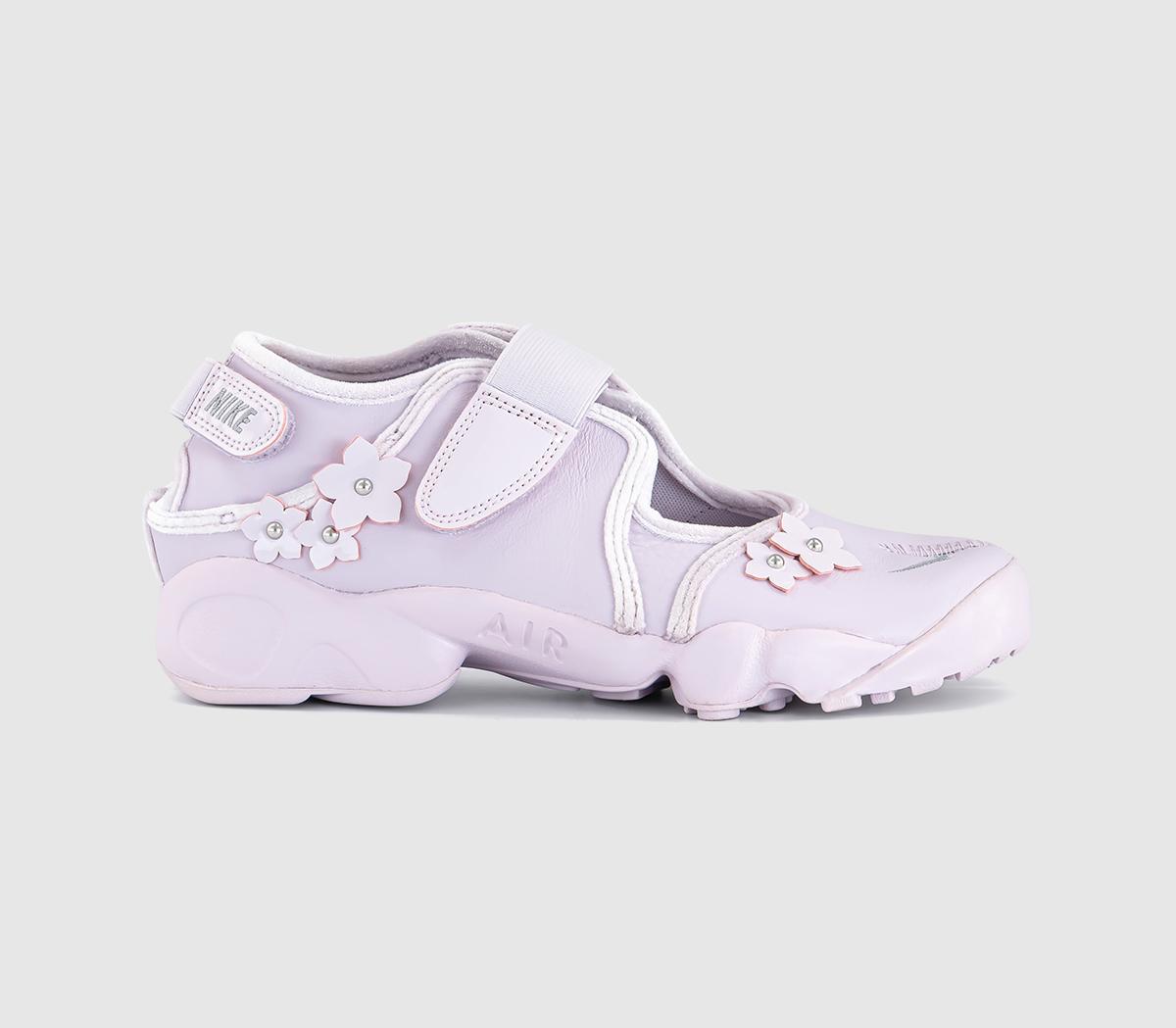 NikeAir Rift TrainersBleached Lilac Metallic Silver Wolf Grey