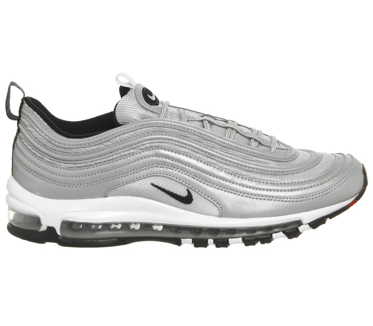 NikeAir Max 97 TrainersReflective Silver Black Pure Platinum