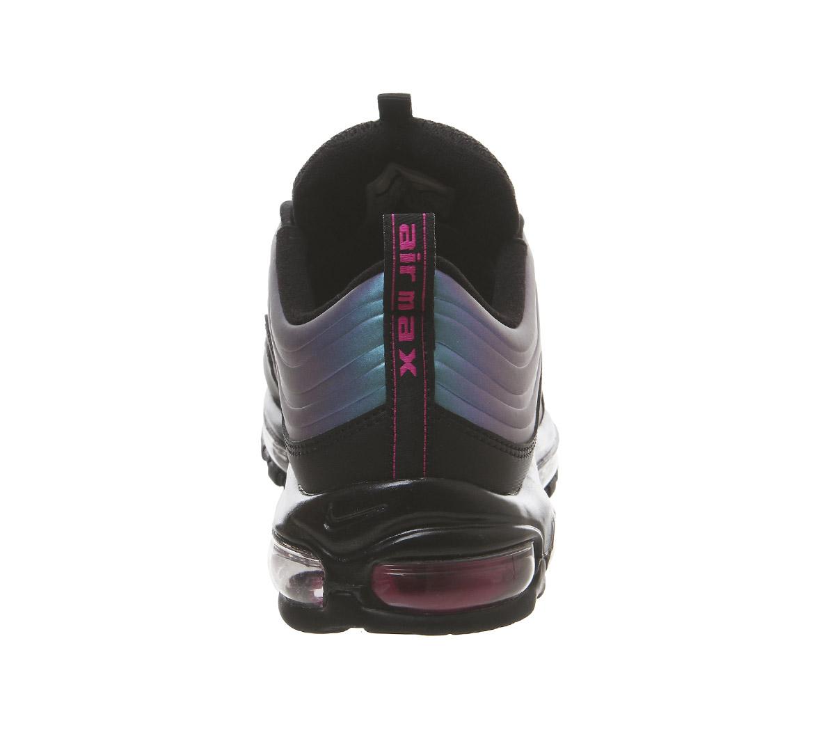 NikeAir Max 97Black Laser Fuchsia Thunder Grey Lx