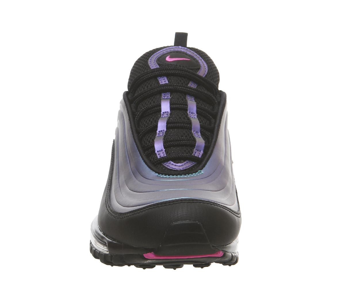 NikeAir Max 97Black Laser Fuchsia Thunder Grey Lx