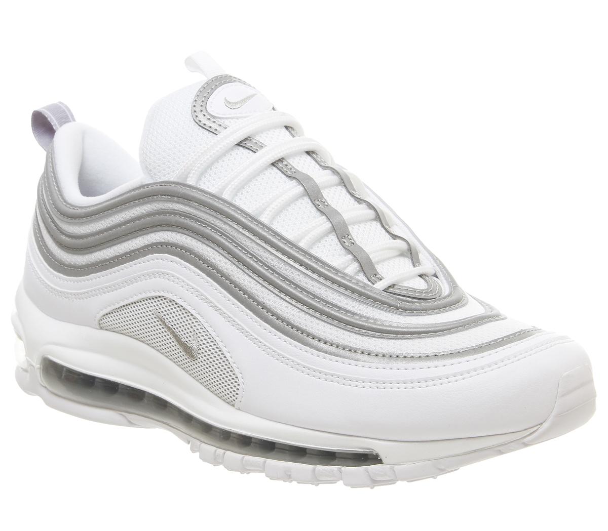 NikeAir Max 97 TrainersWhite Reflect Silver Wolf Grey