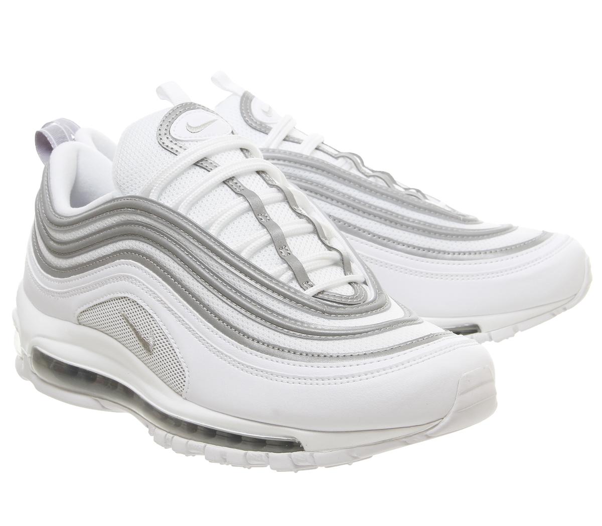 NikeAir Max 97White Reflect Silver Wolf Grey