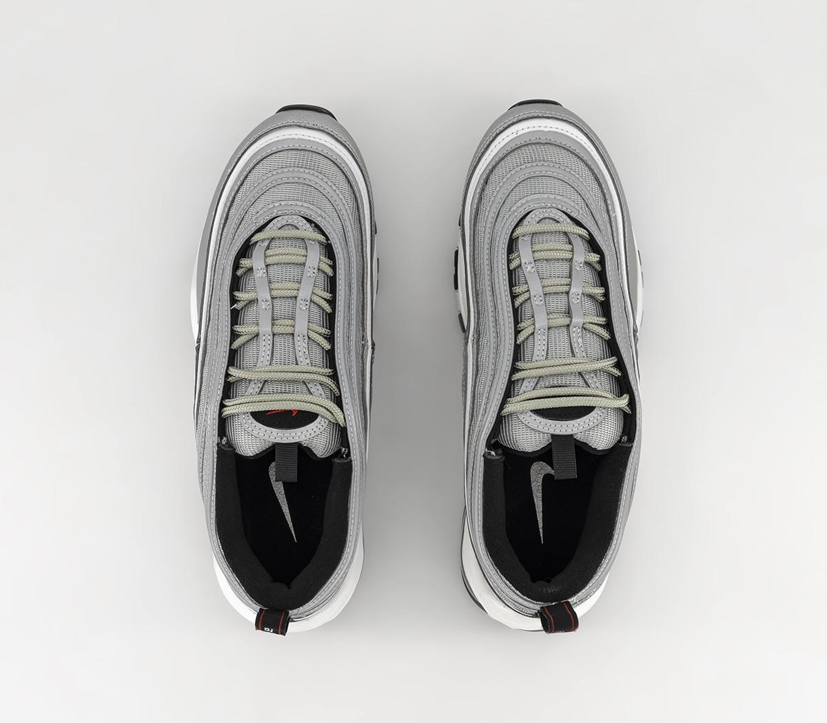 nike white air max 97 trainers