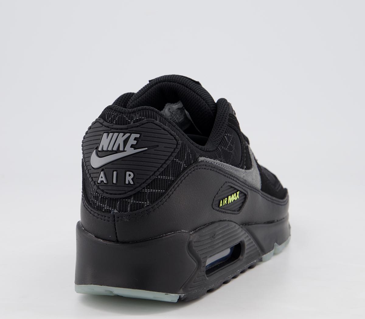 NikeAir Max 90Black Smoke Grey Limelight
