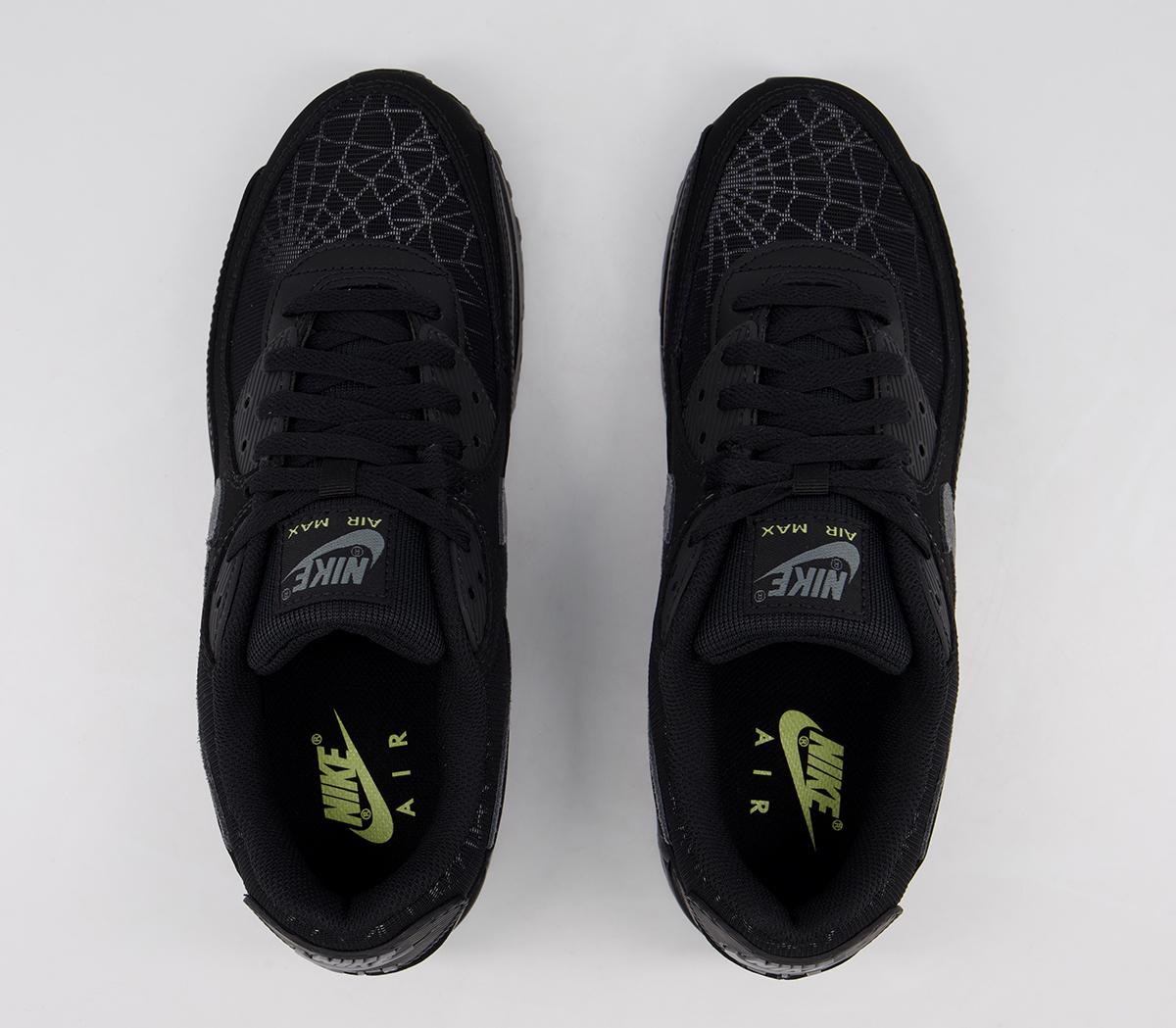 NikeAir Max 90Black Smoke Grey Limelight