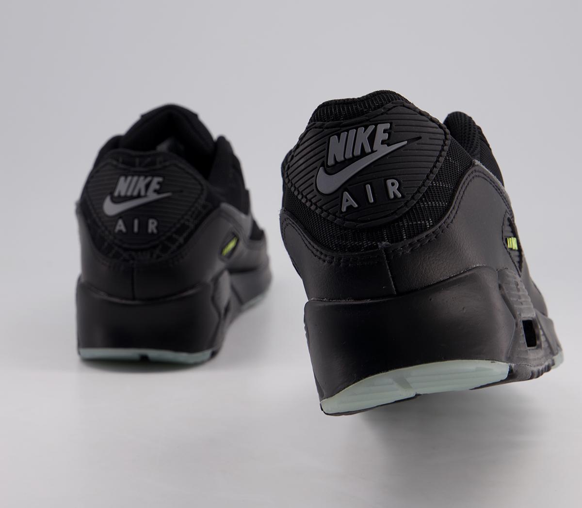 NikeAir Max 90Black Smoke Grey Limelight