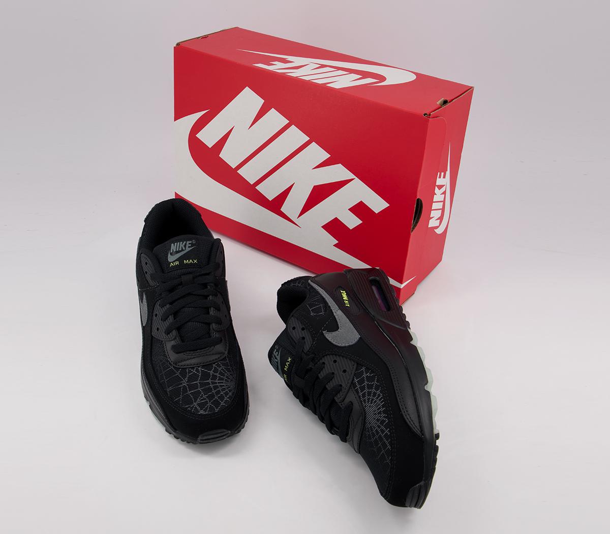 NikeAir Max 90Black Smoke Grey Limelight