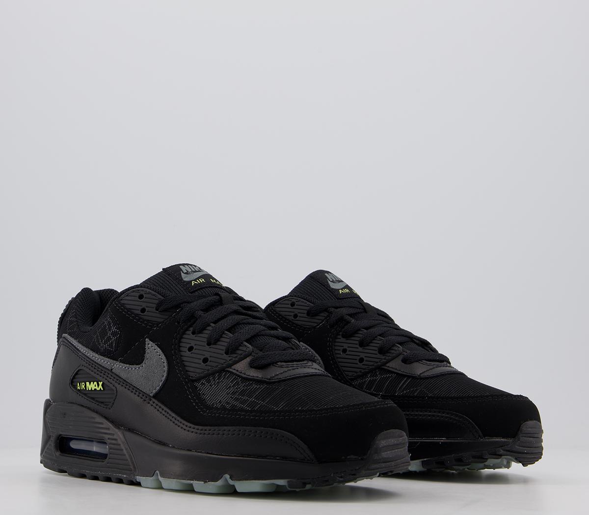 NikeAir Max 90Black Smoke Grey Limelight