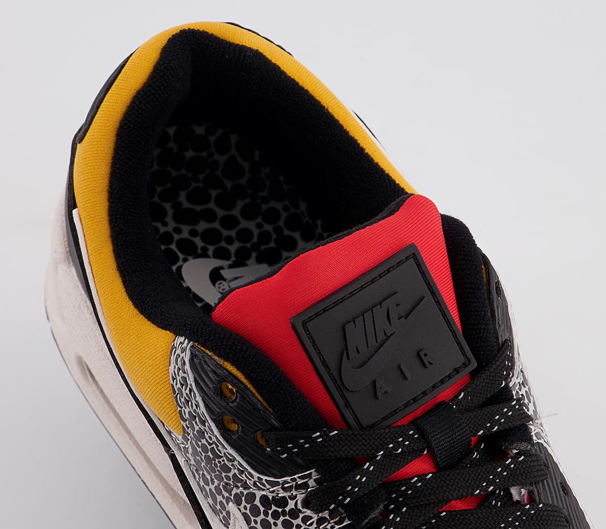 Nike Air Max 90 Trainers Nike Air Max 90 Trainers Black Phantom Chile Red Pollen Purple Dawn