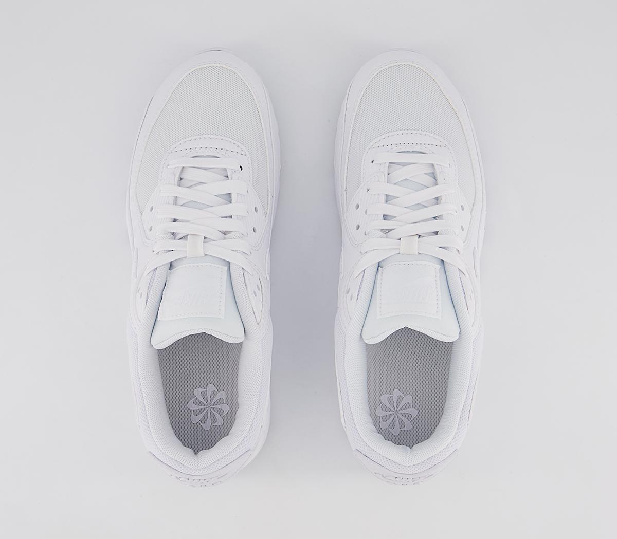 Nike Air Max 90 Trainers Nike Air Max 90 Trainers White White White