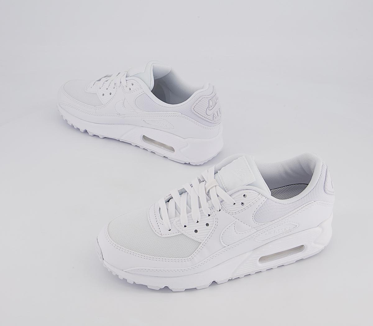 Nike Air Max 90 Trainers Nike Air Max 90 Trainers White White White