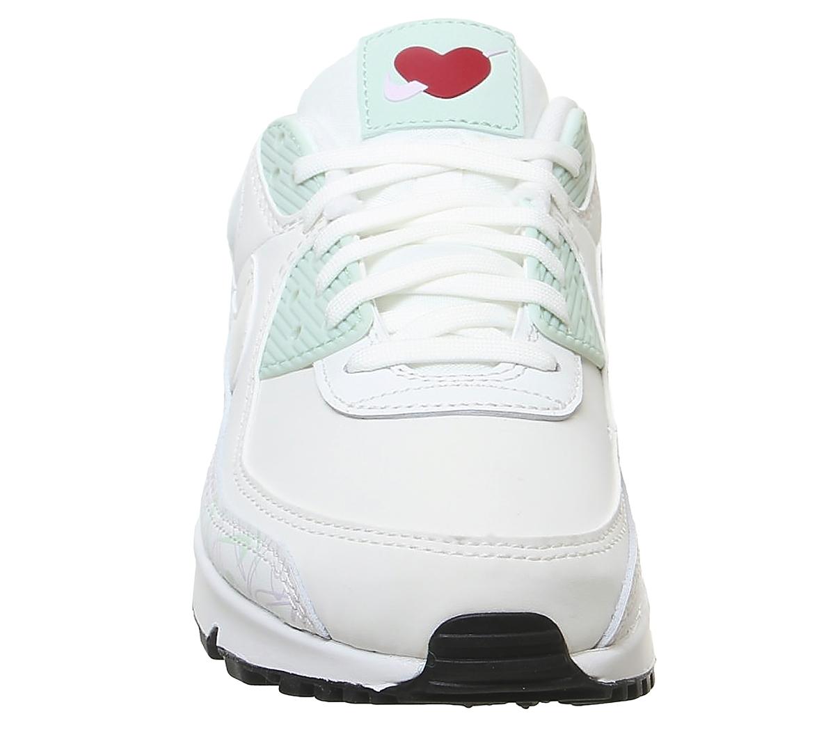 NikeAir Max 90 TrainersSummit White Pistachio Frost Iced Lilac