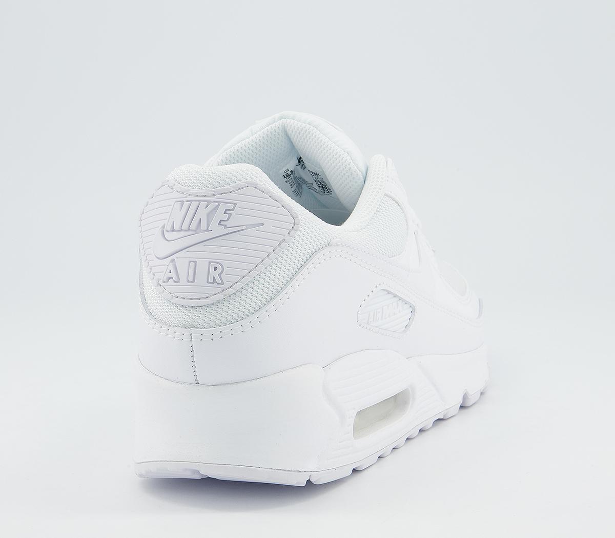 Nike Air Max 90 Trainers Nike Air Max 90 Trainers White Whte