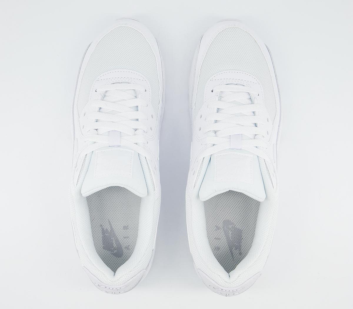 Nike Air Max 90 Trainers Nike Air Max 90 Trainers White Whte