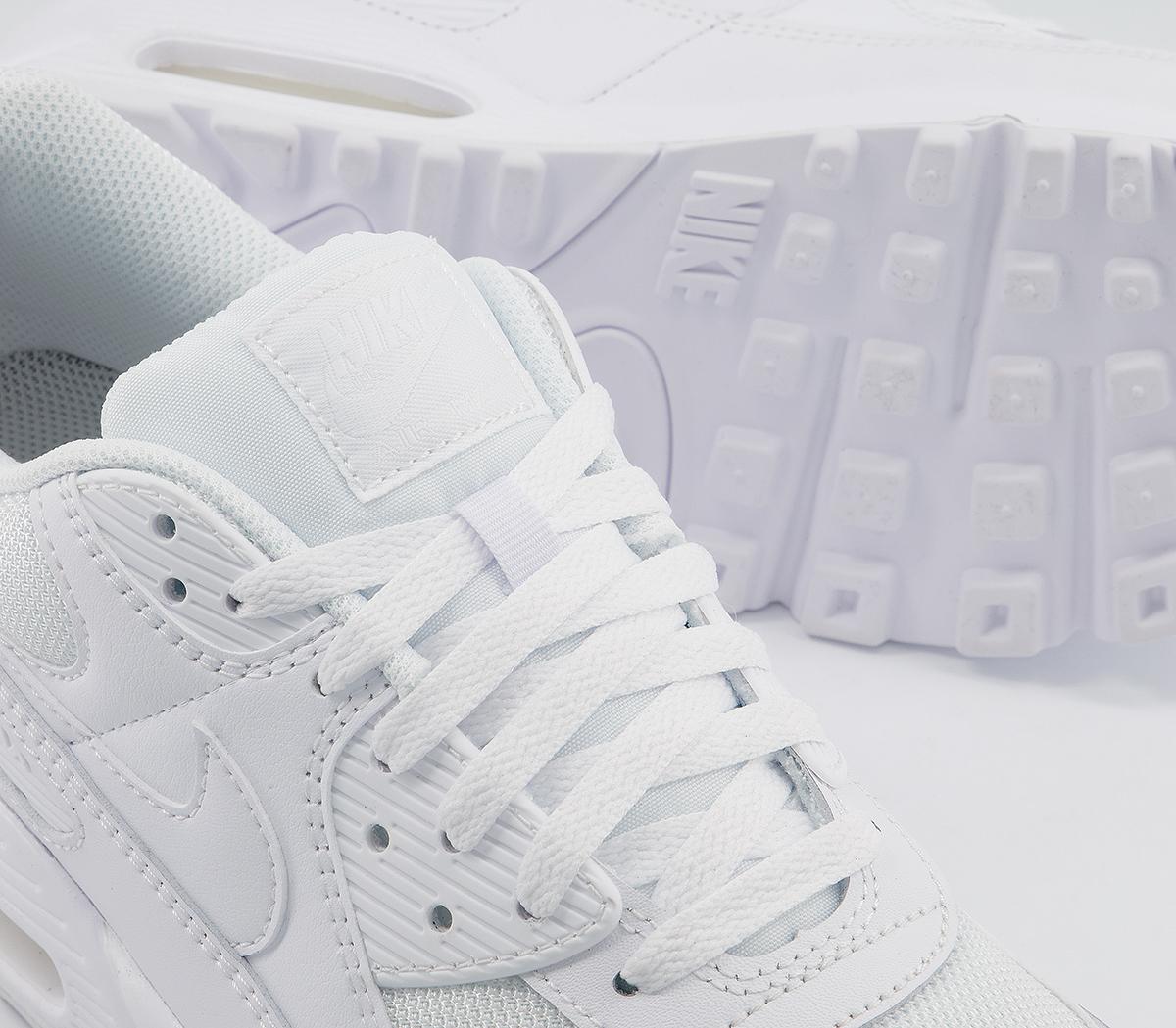 Nike Air Max 90 Trainers Nike Air Max 90 Trainers White Whte