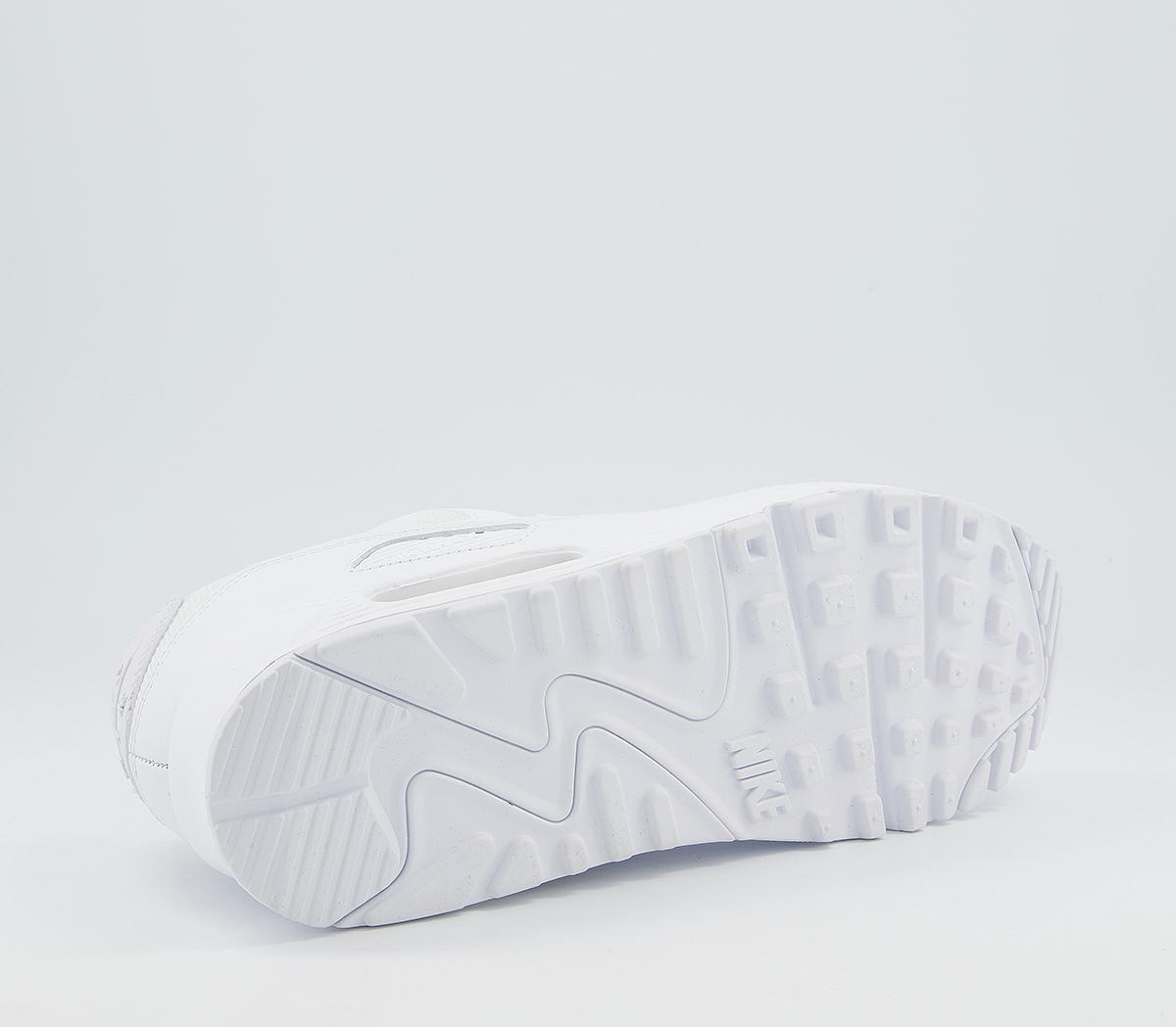 Nike Air Max 90 Trainers Nike Air Max 90 Trainers White Whte