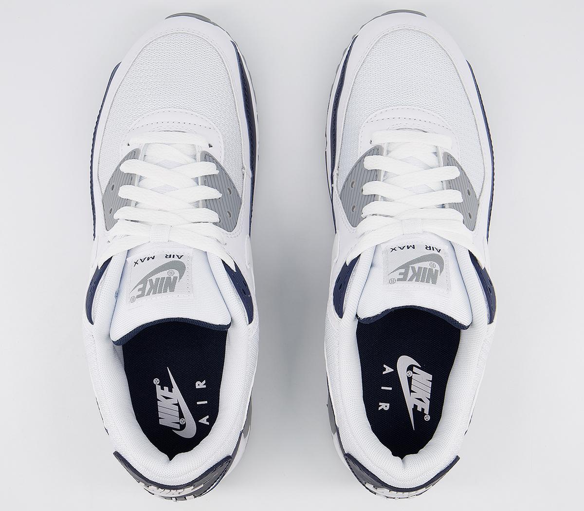 air max 90 white white particle grey obsidian