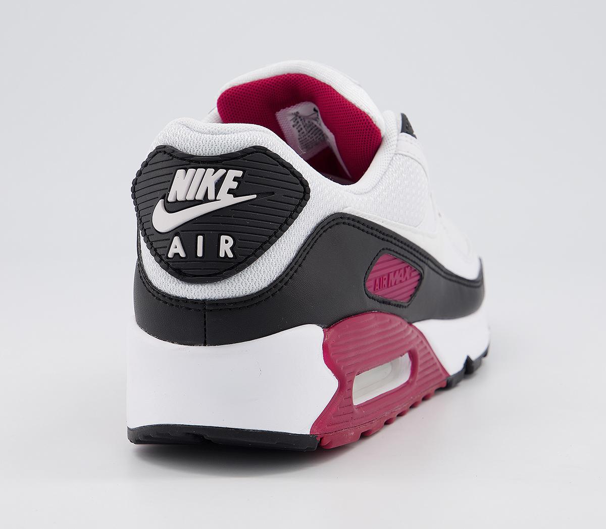 NikeAir Max 90White White Chile Red Black