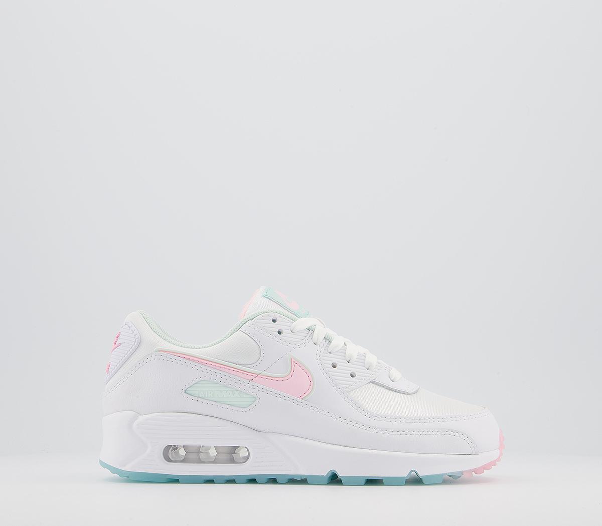 Lectura cuidadosa recuerda Macadán Nike Air Max 90 Trainers White Arctic Punch Barely Green - Women's Trainers