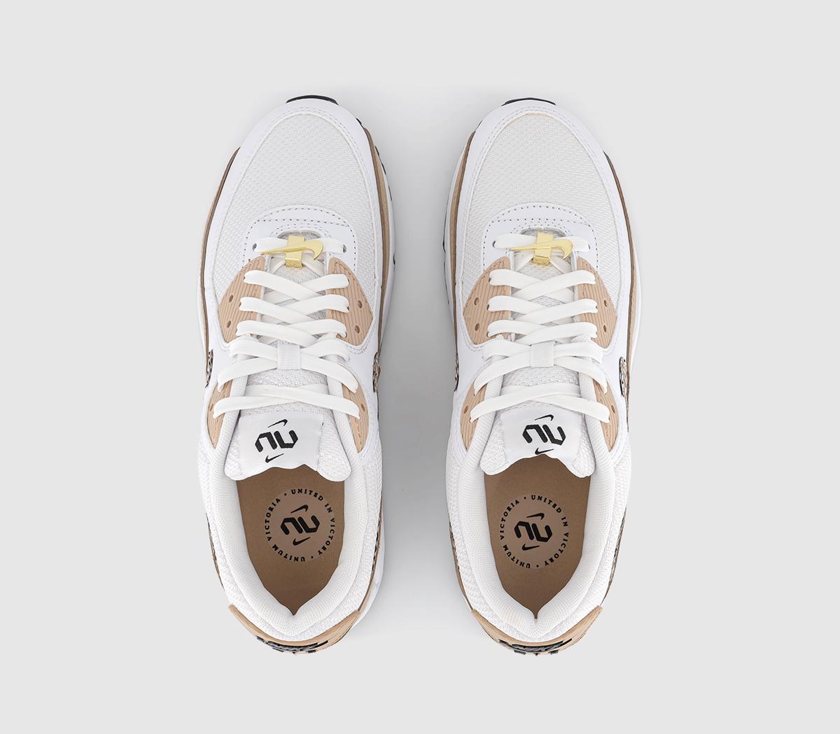 NikeAir Max 90 TrainersWhite Hemp Summit White Black