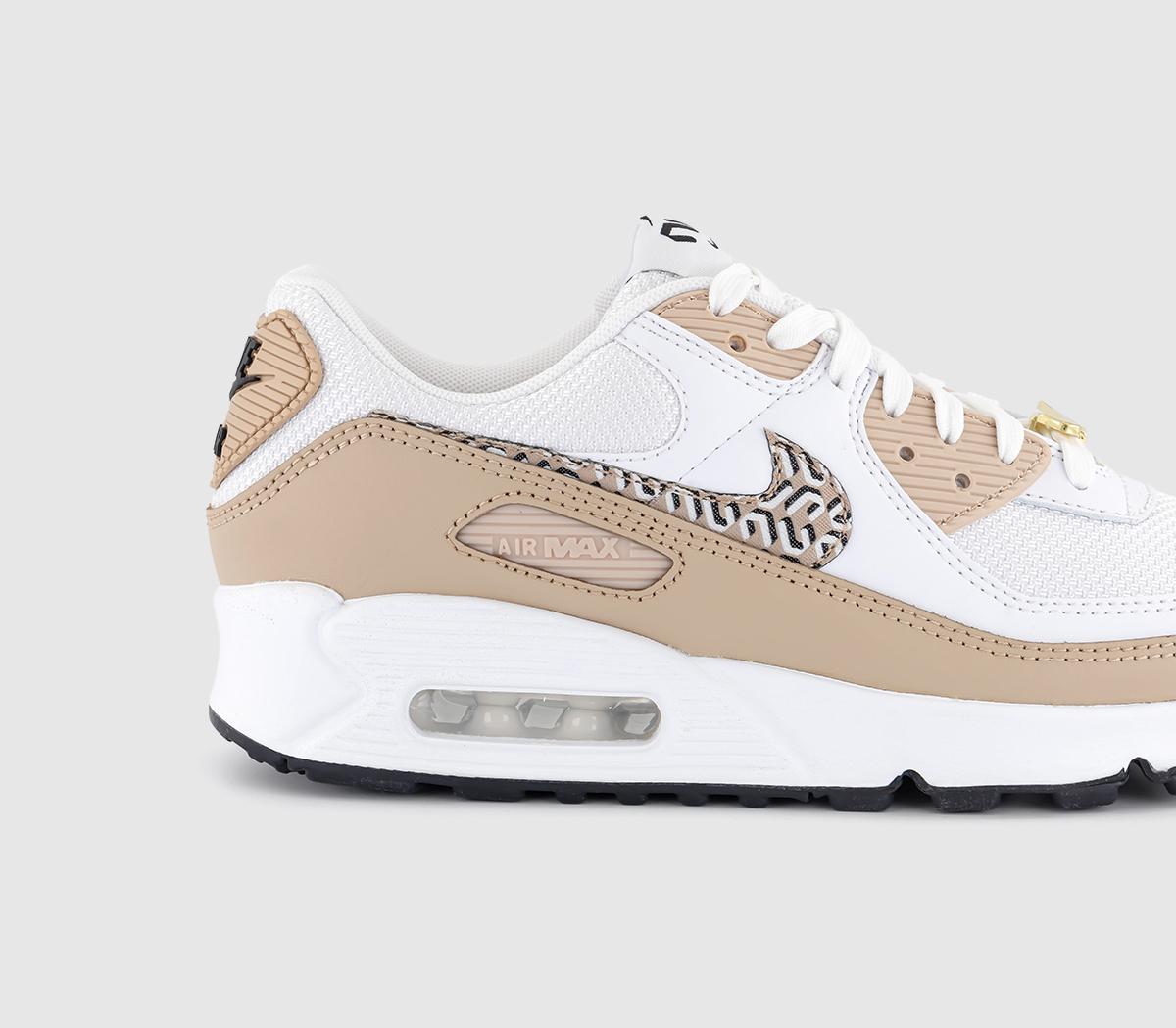 NikeAir Max 90 TrainersWhite Hemp Summit White Black