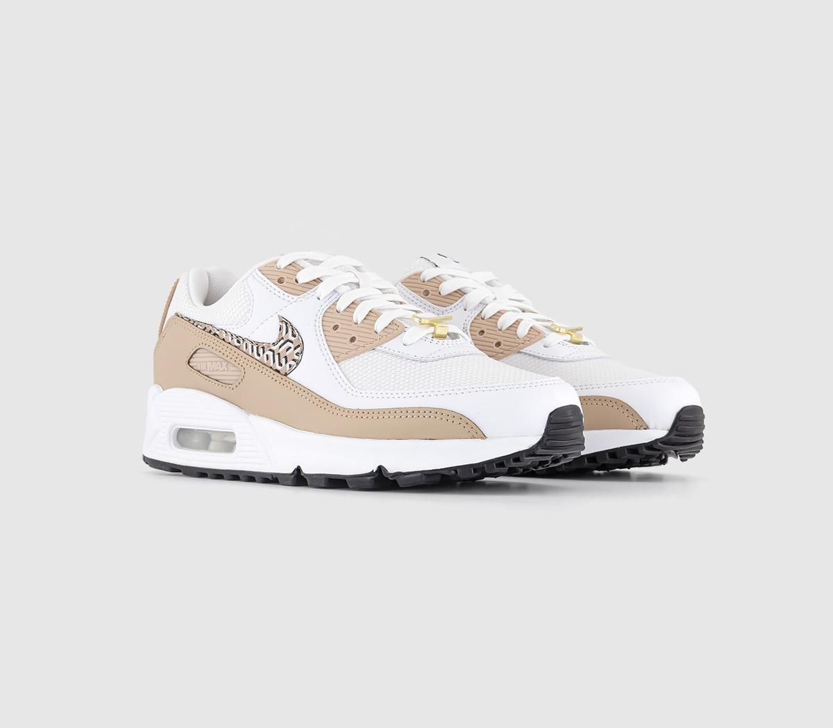 NikeAir Max 90 TrainersWhite Hemp Summit White Black
