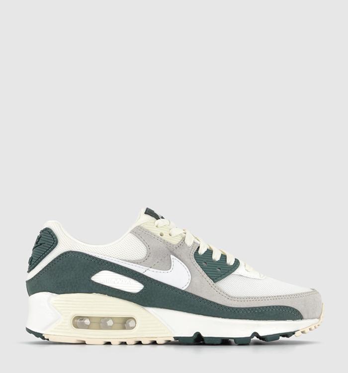 Air max 90 lx women's shoes illusion green/sunset pulse-black-white size 8.5 outlet m