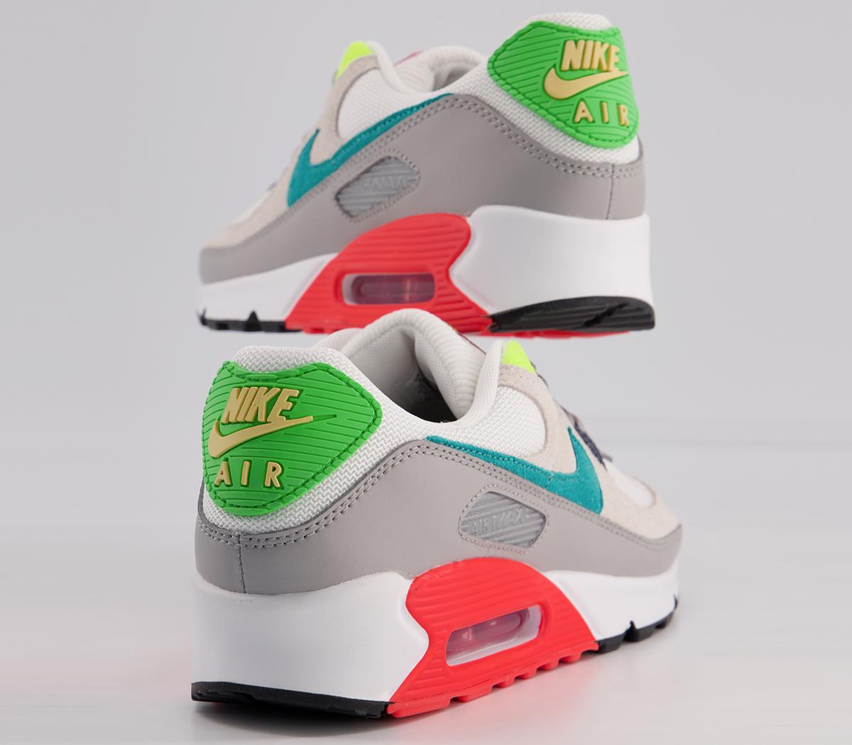 air max 90 trainers pearl grey summit white