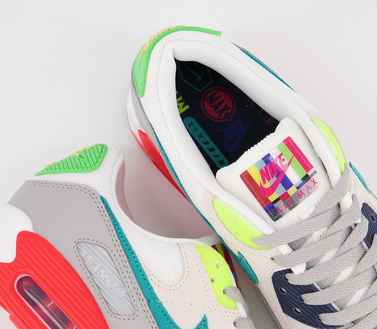 air max 90 trainers pearl grey summit white