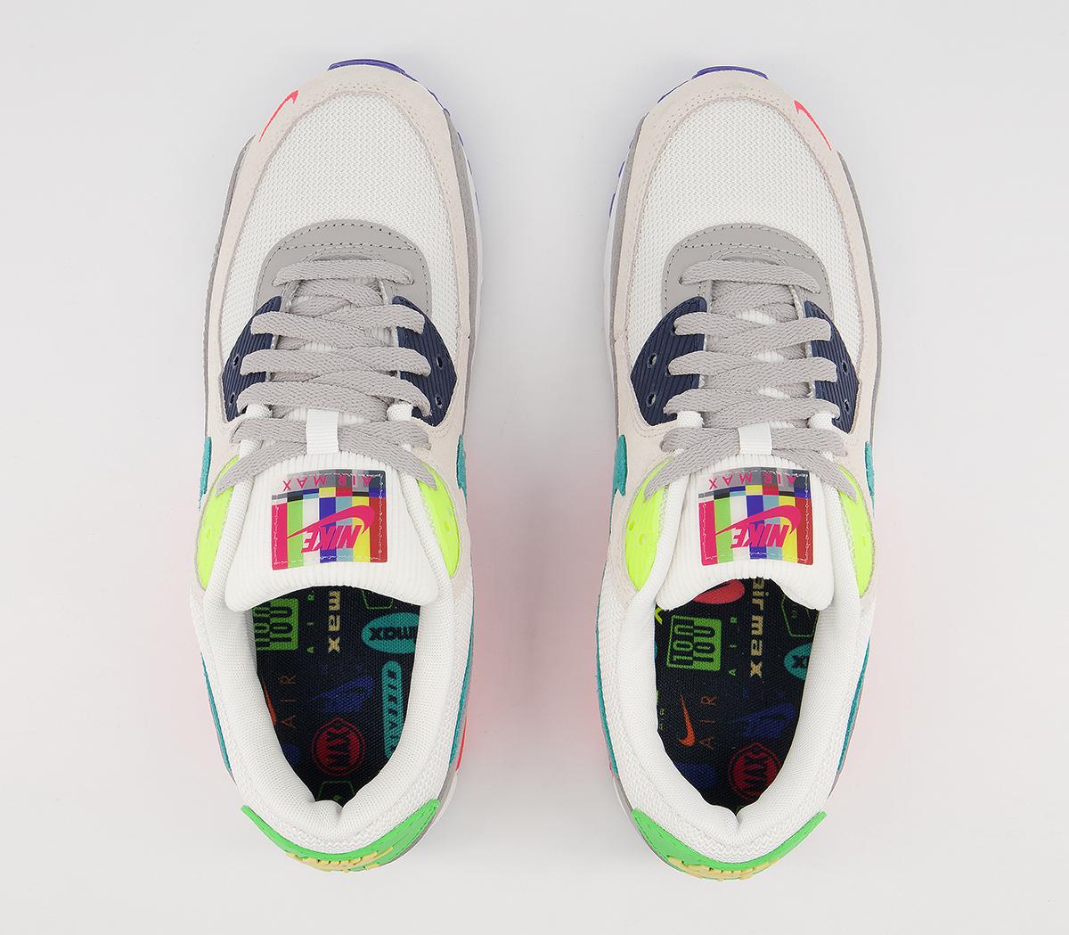 air max 90 trainers pearl grey summit white