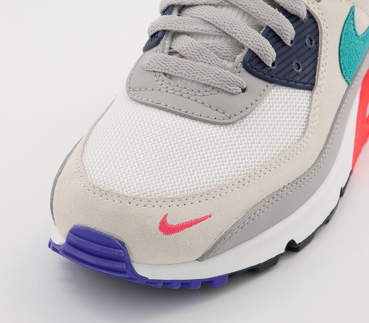 air max 90 trainers pearl grey summit white