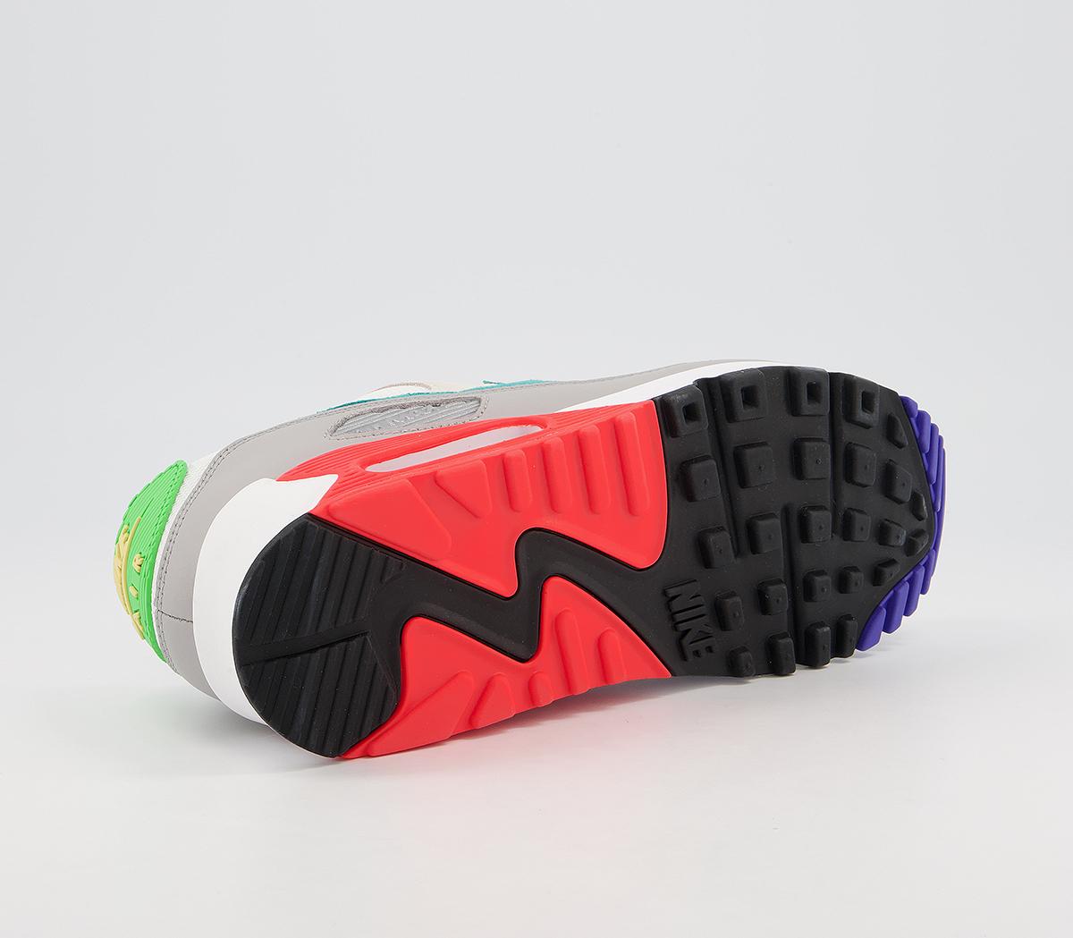 air max 90 trainers pearl grey summit white