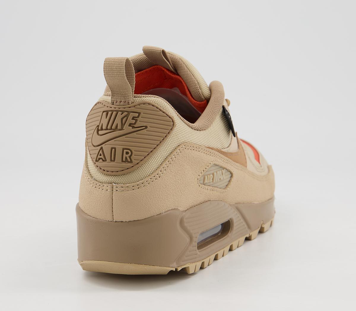Nike Air Max 90 Trainers Desert Desert Camo Safety Orange Unisex
