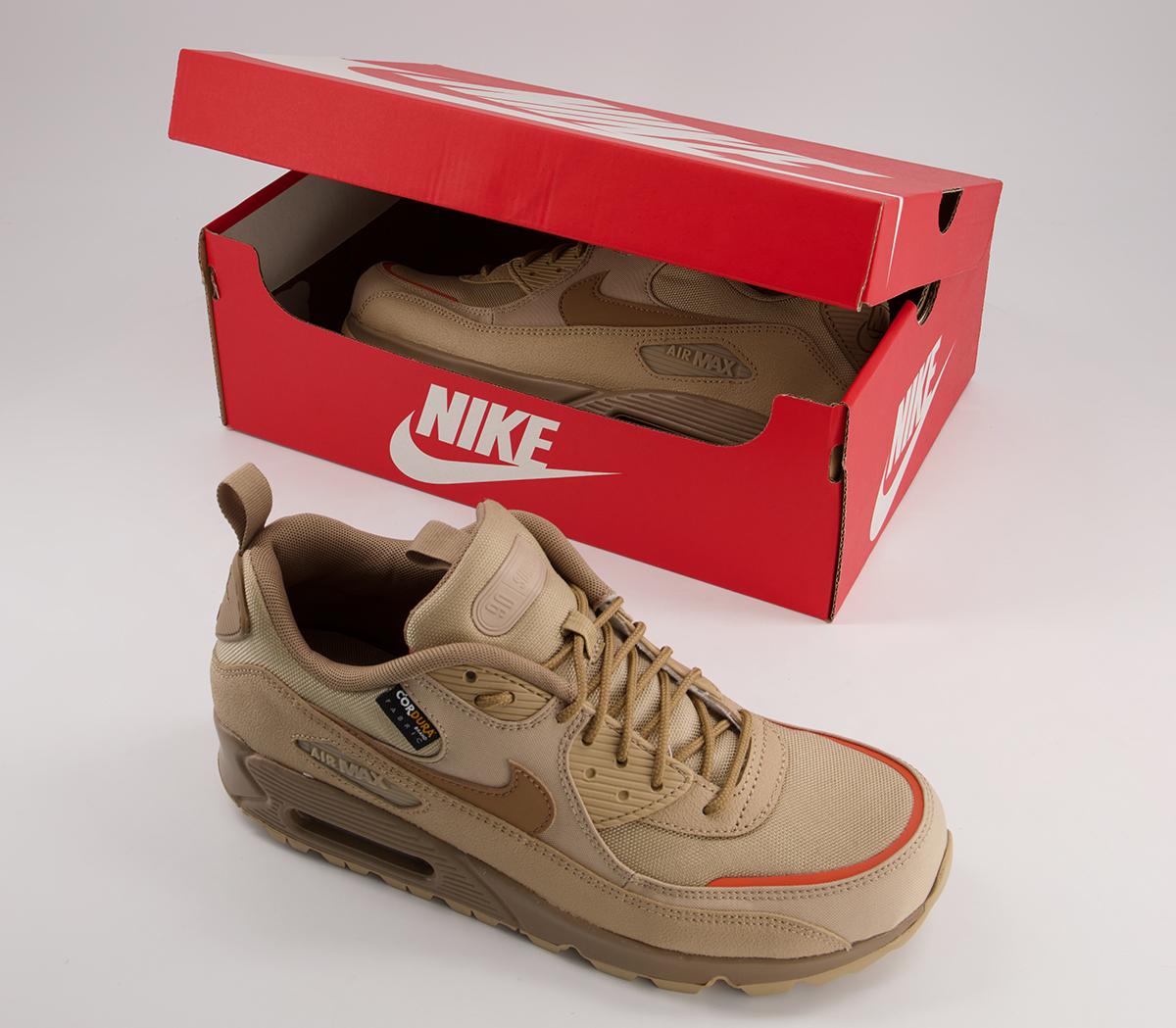 nike air max 90 surplus desert desert camo safety orange
