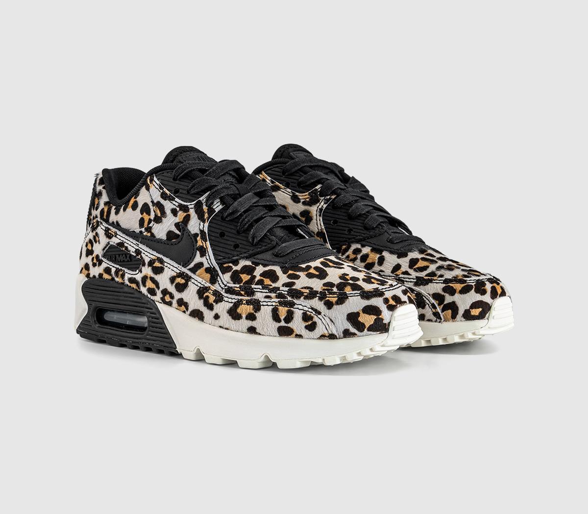 NikeAir Max 90Leopard Black Black Sail Sail