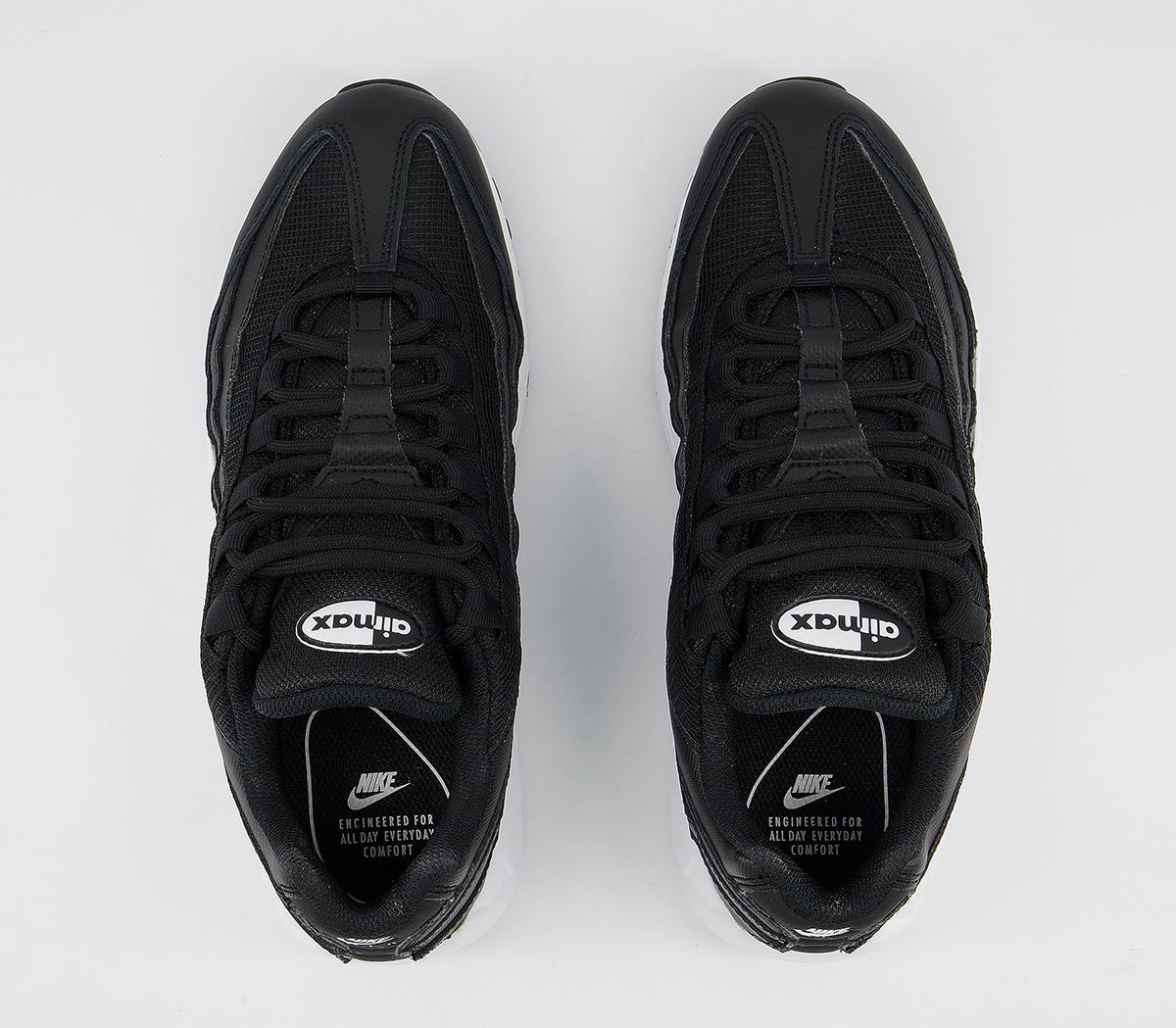 NikeAir Max 95 TrainersBlack Black White F