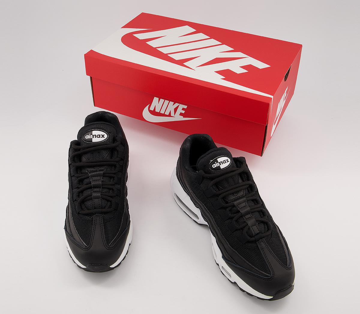 NikeAir Max 95 TrainersBlack Black White F