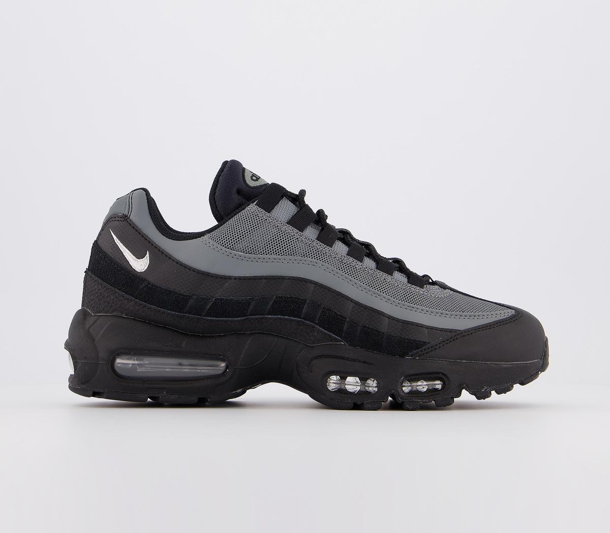 air max 95 black grey white