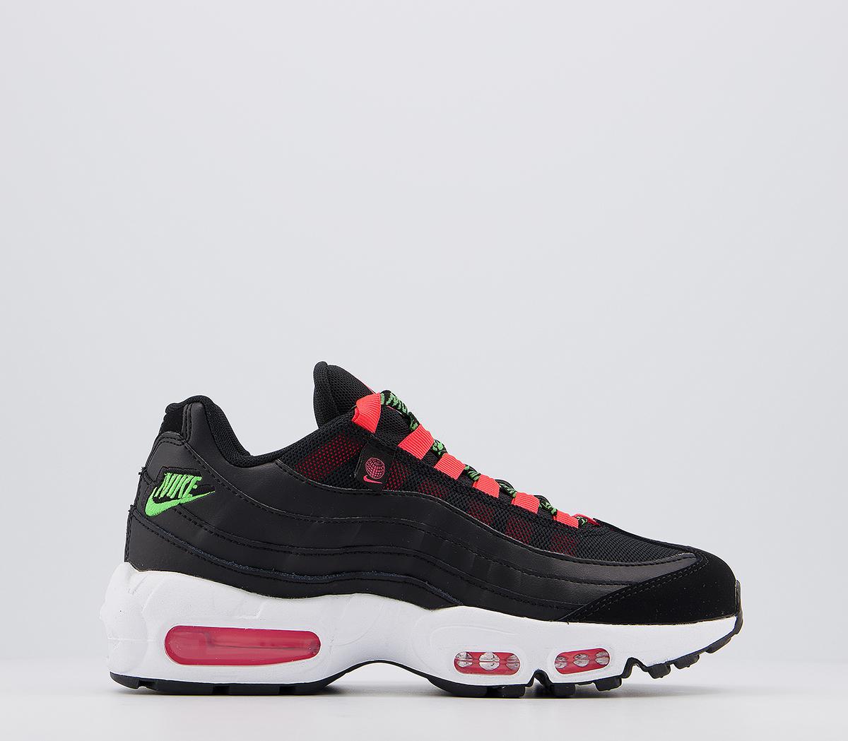 Nike air max 95 se hotsell black/flash crimson-kinetic green men's shoe