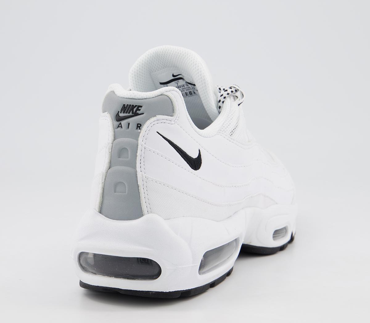 nike air max 95 trainers in white