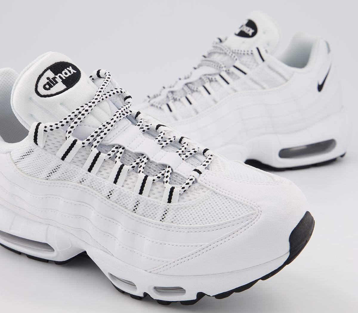 nike air max 95 trainers in white