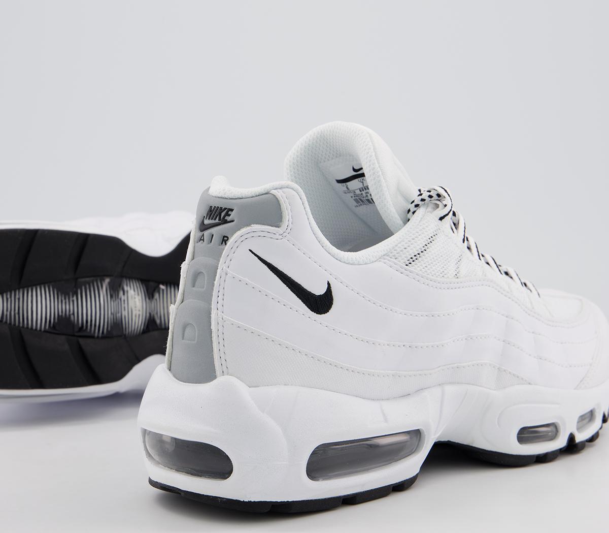 Nike Air Max 95 Trainers White White Black Le Nike Air Max 95 nike-air-max-95-trainers-white-white-black-le-nike-air-max-95