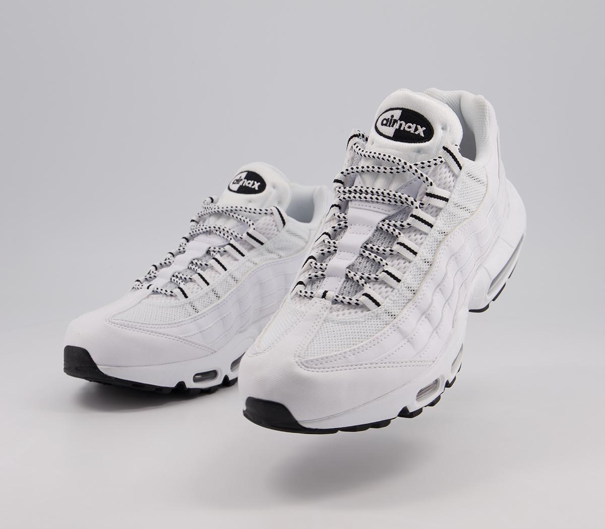 nike air max 95 trainers in white