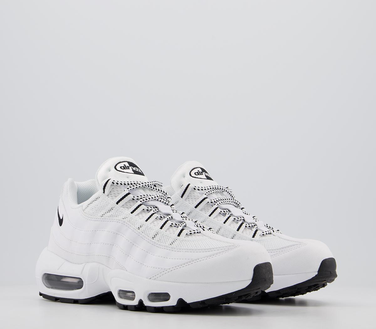 nike air max 95 trainers in white