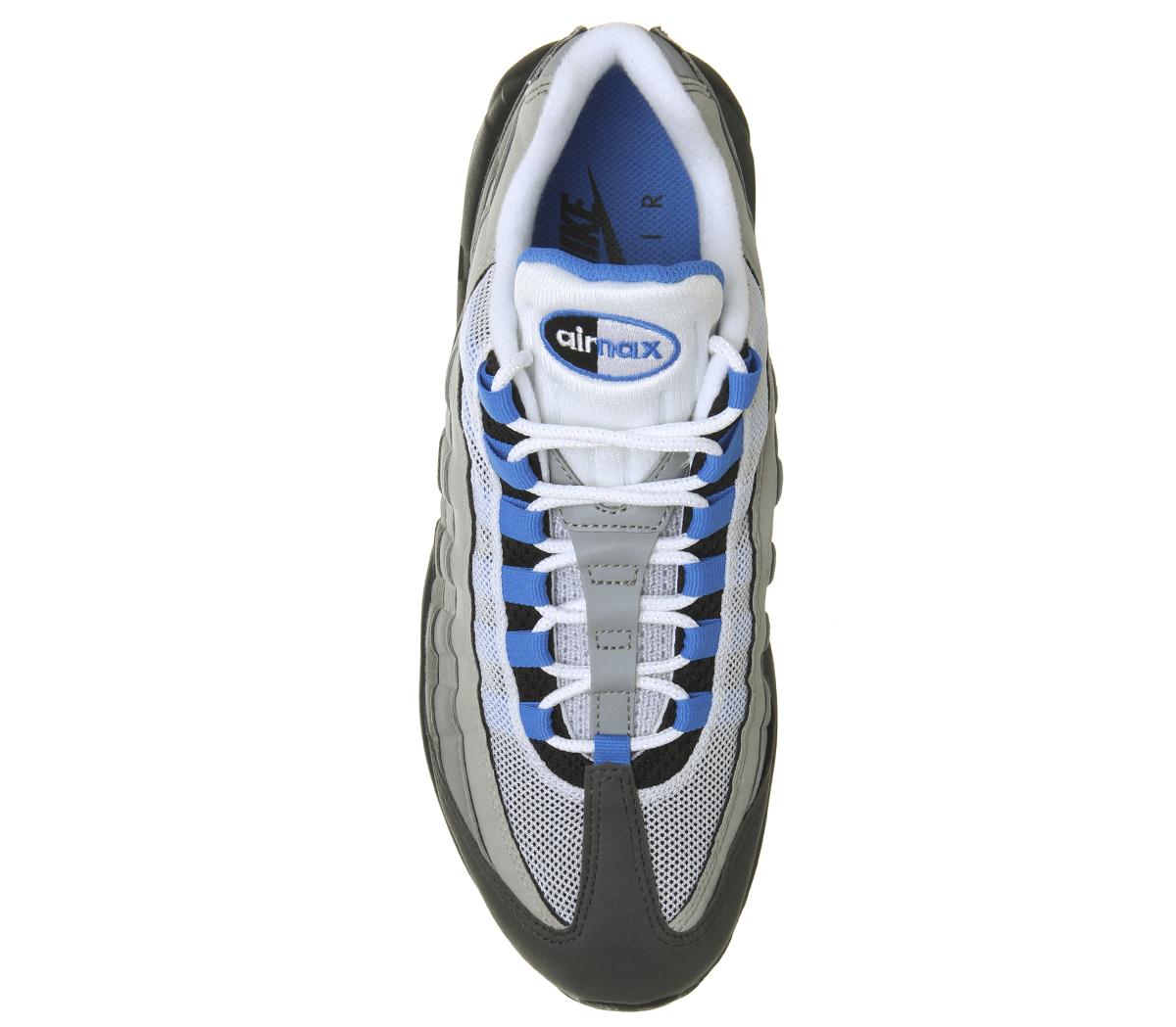 NikeAir Max 95 TrainersWhite Photo Blue Granite Dust