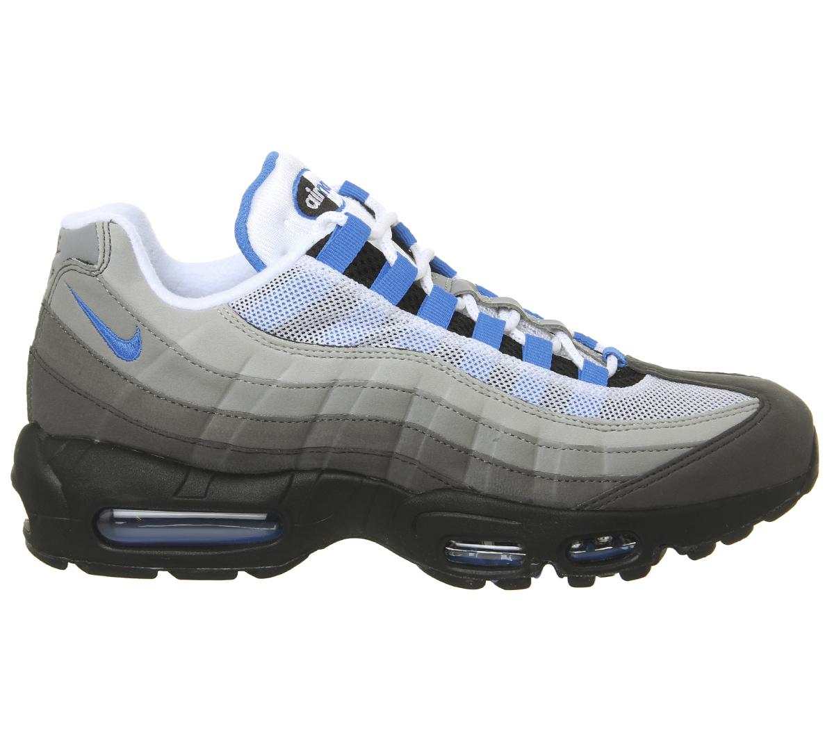 NikeAir Max 95 TrainersWhite Photo Blue Granite Dust