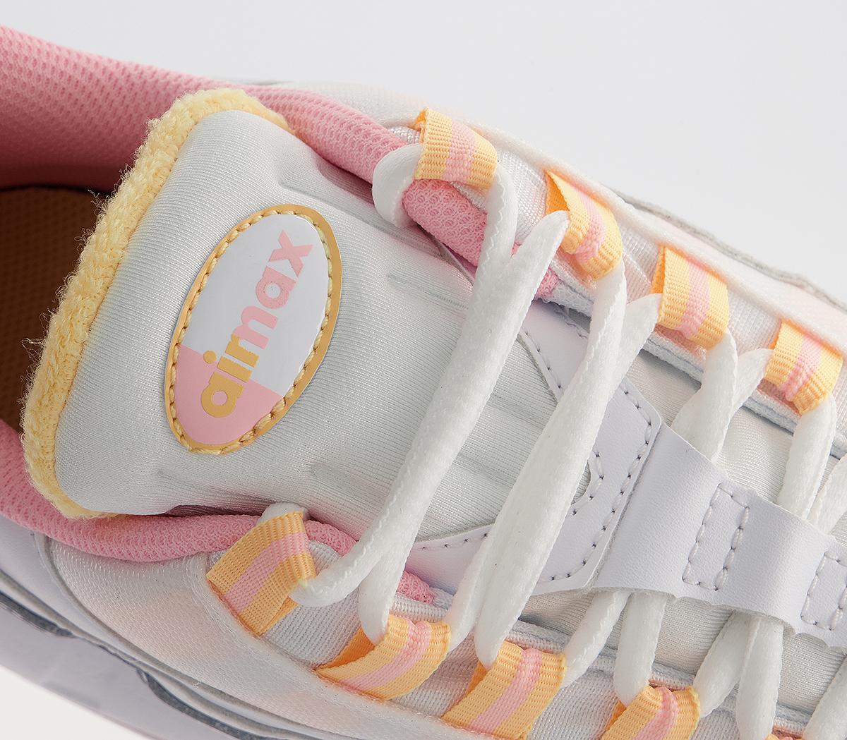 pink and yellow air max 95