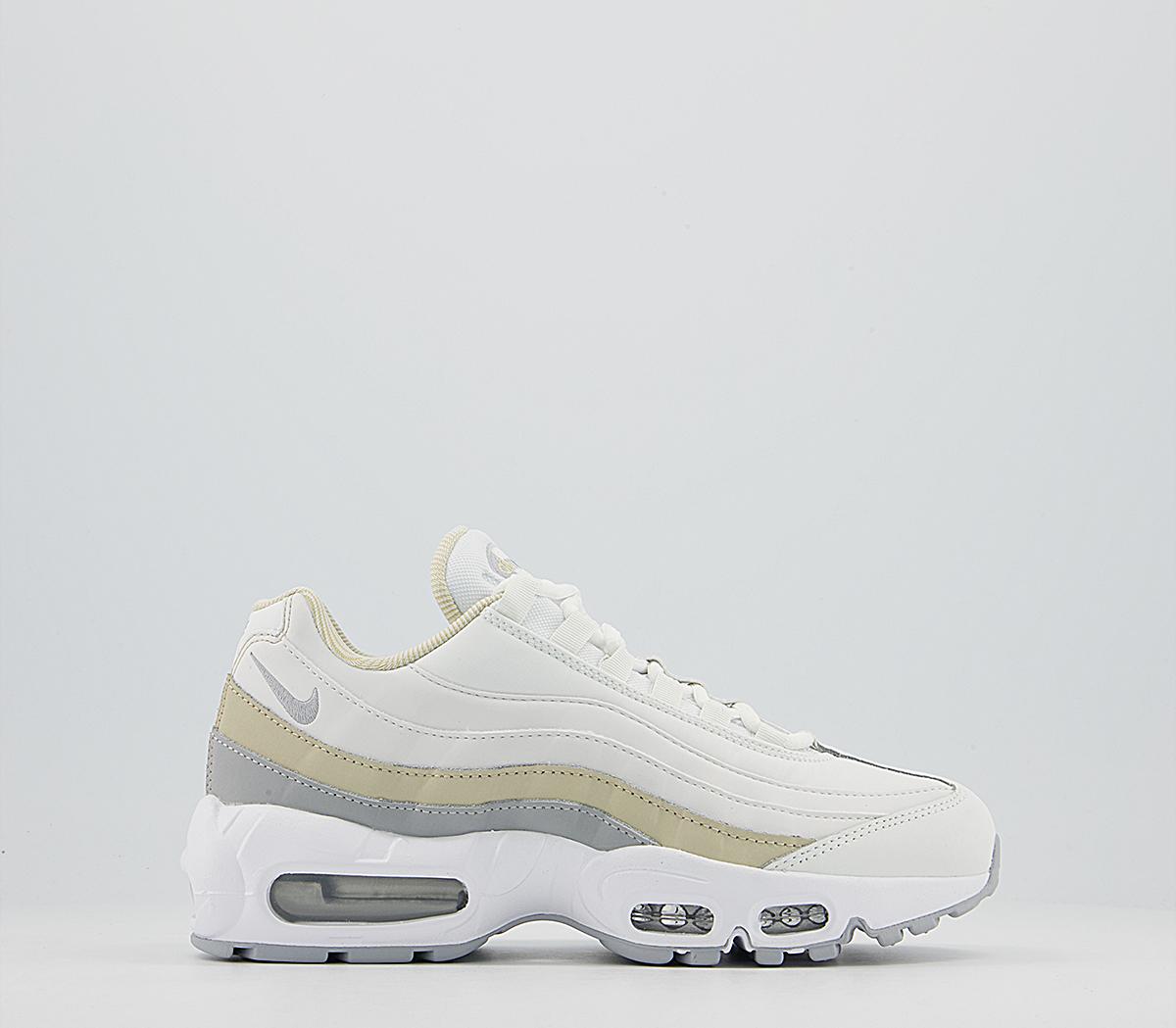 Nike air max 95 premium hot sale sail desert sand & white