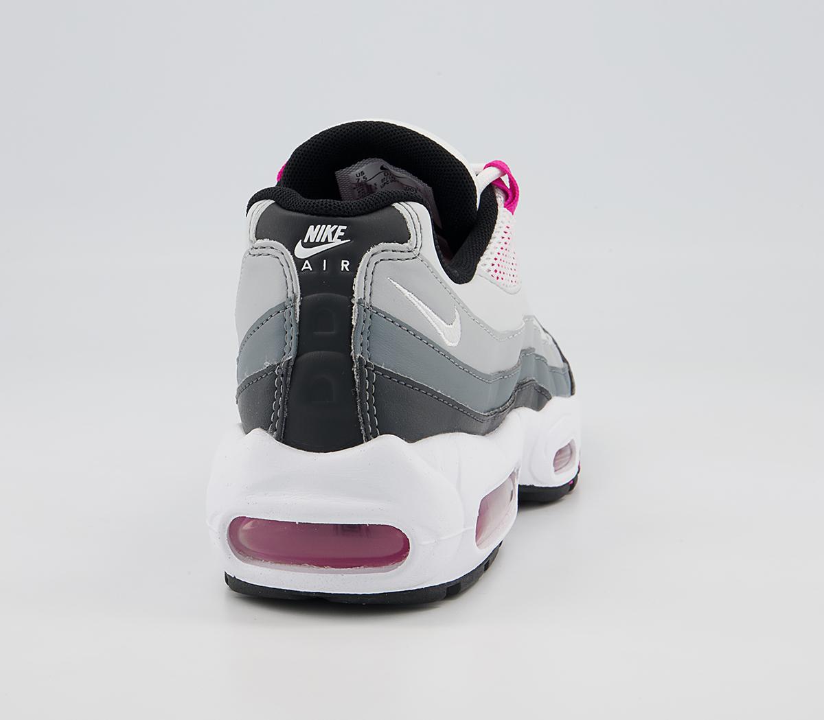 Nike Air Max 95 Trainers Nike Air Max 95 Trainers Anthracite White Cool Grey Wolf Grey