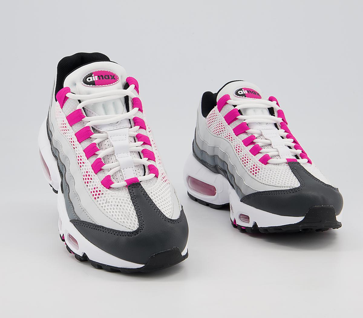 Nike Air Max 95 Trainers Nike Air Max 95 Trainers Anthracite White Cool Grey Wolf Grey